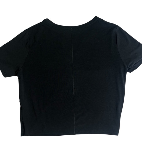 Nike Dri-FIT One Luxe Twist Cropped Short-Sleeve Top Size Large - Picture 3 of 6